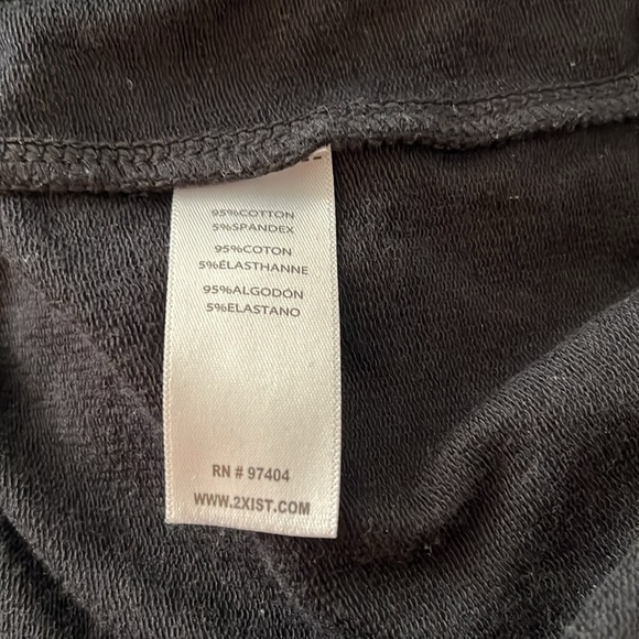 NWOT 2(X)IST Women’s Black Joggers, Size Large! - Picture 9 of 10